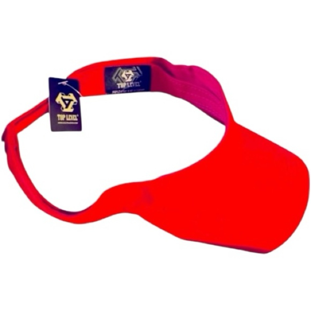 TOP LEVEL Visor, Sun, Hat, Cap, Golf, Adjustable, Unisex​, 100% Cotton​​, NWT​